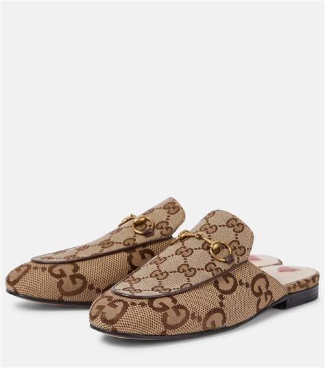 gucci princetown loafers brown|gucci princetown slippers women.